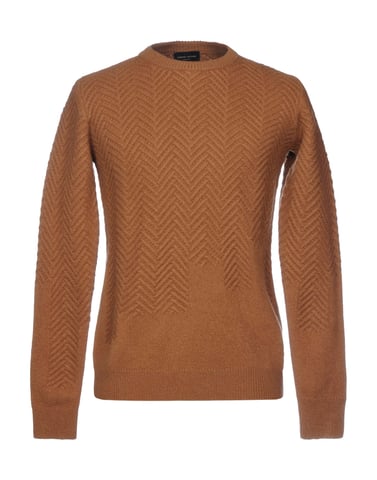 KNITWEAR Roberto Collina Brown Man Merinos Wool