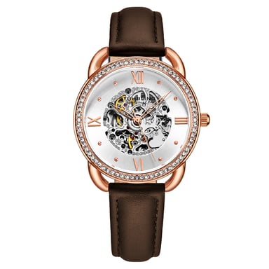 Rose Gold und Braun Automatik 36mm