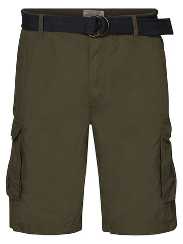 Petrol Industries - Short cargo avec ceinture Hommes - Vert