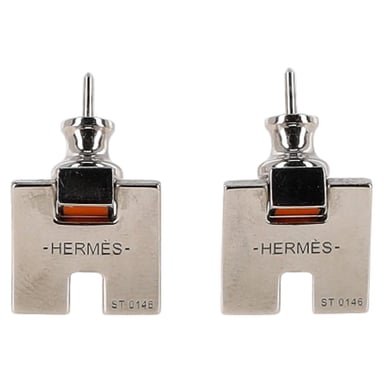 Hermès Eileen Ohrringe aus Silbermetall