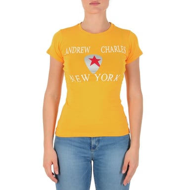 Andrew Charles by Andy Hilfiger T-Shirt für Damen TS501 03 1002 Tarana Gelb