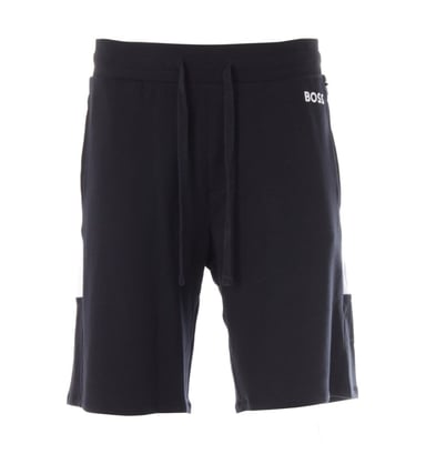 BOSS Contrast Logo Sustainable Colour Block Shorts - Black