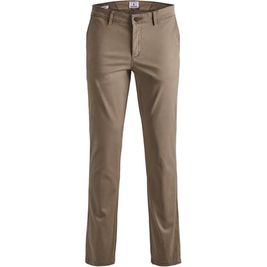 Jack & Jones Mens Chinos Slim Fit, Zip Fly with Front and Back Pockets