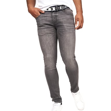 Crosshatch - "Barbeck" Jeans für Herren (verwaschenes Grau)