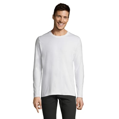 SOLS - "Imperial" T-Shirt für Herren Langärmlig (Weiß)
