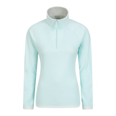Mountain Warehouse Damen/Damen Montana Half Zip Fleece Top (Mint)