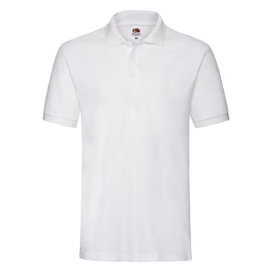 Fruit of the Loom - "Premium" Poloshirt für Herren (Weiß)