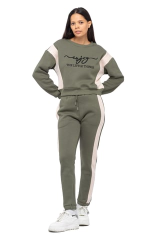 Tom Barron Damen-Trainingsanzug-Set Enjoy, bestickt, stilvoll