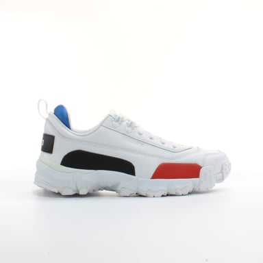 Puma Trailfox O.Moskau weißer Leder Herren Schnürtrinker 367095 01