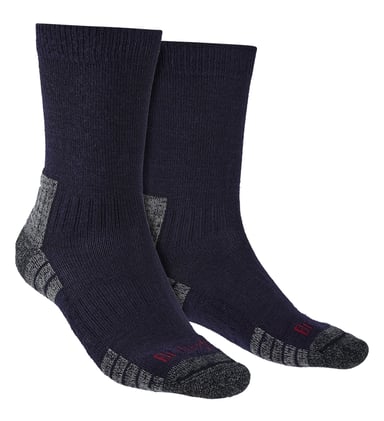 Bridgedale - Leichte Merino-Socken für Herren zum Wandern - Navy / Grau