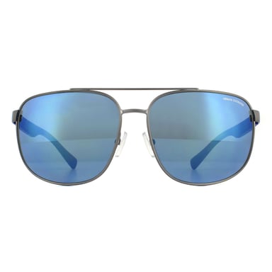 Armani Exchange Sonnenbrille 2026S 608855 Matte Gunmetal Blue Mirror