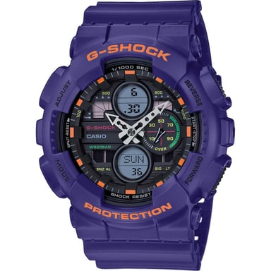 Casio G-Shock Herren Armbanduhr Lila GA-140-6AER
