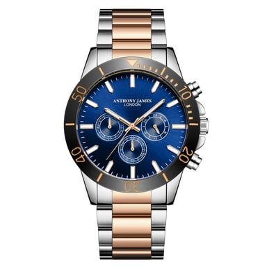 Handmontierte Anthony James Limited Edition Chronometric Two Tone Watch