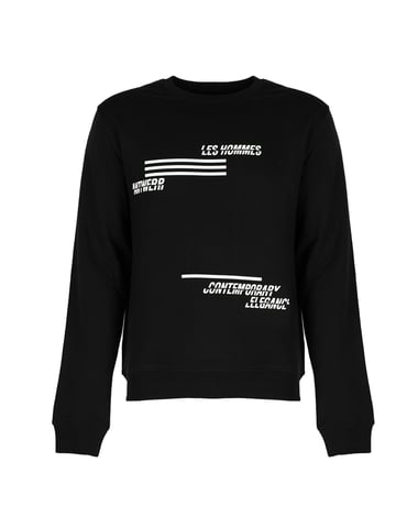 Les Hommes Sweatshirt Herren Schwarz
