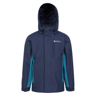 Mountain Warehouse Childrens/Kids Cannonball 3 in 1 Wasserdichte Jacke (Blau)