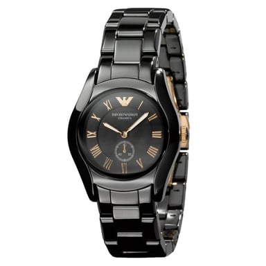 Emporio Armani Damenuhr Quartz Schwarz