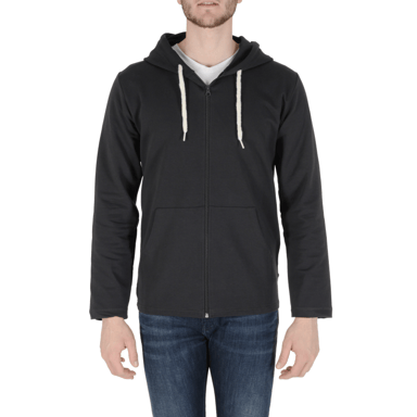 19V69 Italia Herren-Kapuzenpullover Dunkelgrau THOMAS DUNKELGRAU