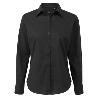 Premier - Hemd für Damen Langärmlig (Schwarz)