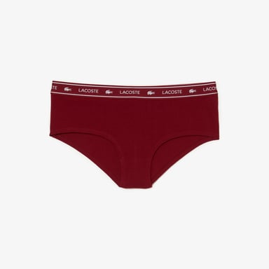 Men's Lacoste Underwear Shorty in Burgundy