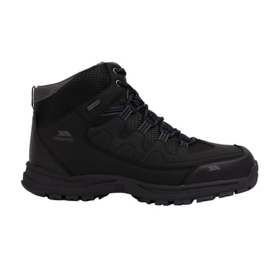 Trespass Herren Wanderstiefel Finley, wasserfest (Schwarz/Blau)