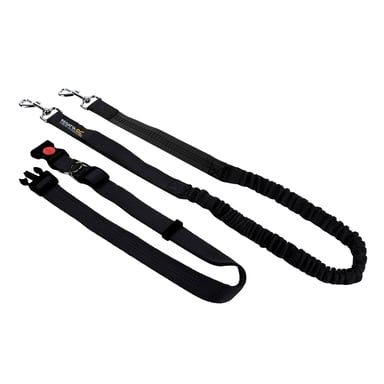 Regatta Handfrei Jogging Hundeleine (Schwarz)