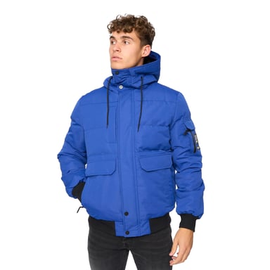 Crosshatch - "Milwaka" Bomberjacke für Herren (Blau)
