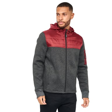 Crosshatch - "Tradmax" Jacke für Herren (Weinrot)