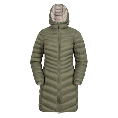 Mountain Warehouse Damen/Damen Florence Lange Gepolsterte Jacke (Khaki)