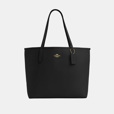 City Tote in Double Face Leather Bag