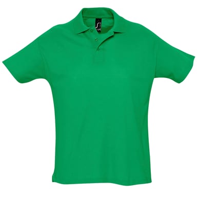 SOLS Herren Sommer II Pique Kurzarm-Poloshirt (Kelly Green)