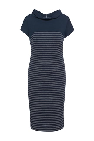Tailliertes Midikleid