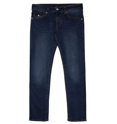 Jean Geno Big T Flap Slim True Religion Pour Homme en Indigo