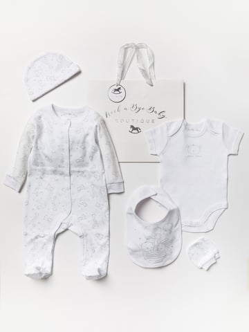Bunny Print Cotton 5-Piece Set