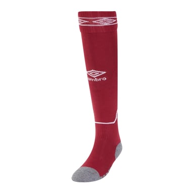 Umbro - "Diamond" Fußballsocken für Kinder (Weinrot/Weiß)