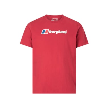 Berghaus Big Corporate Logo Mens T-Shirt Red - L