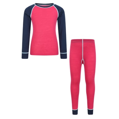 Mountain Warehouse - "Merino II" Basisschicht-Set für Kinder (Violett)