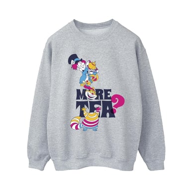 Disney Damen/Damen Alice im Wunderland Mehr Tee Sweatshirt (Sport grau)