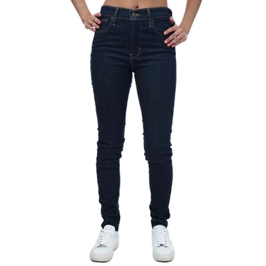 Jean 720 High Rise Super Skinny Levis Pour Femme en Bleu Foncé