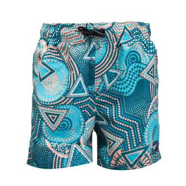 Short de bain Digital Print 13" Speedo Pour Garçon en Bleu Orange
