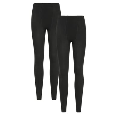 Mountain Warehouse - Thermo-Leggings 2er-Pack für Damen (Schwarz)
