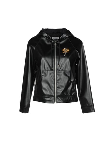 Roÿ Roger's Black Faux Leather Biker Jacket