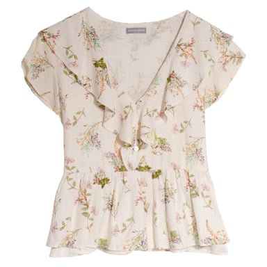 Floral Peplum Blouse