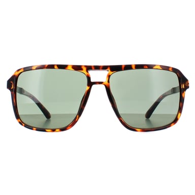 Guess Aviator Unisex Dunkel Havanna Grün GF5085