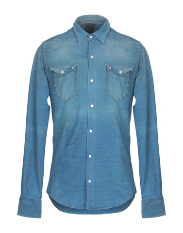 (+) People Blue Denim Shirt