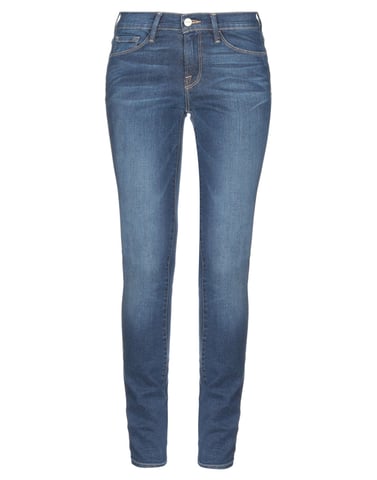 Frame Blue Cotton Skinny Jeans