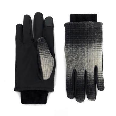 Dune Mens Oakliy - Textured Check Print Gloves