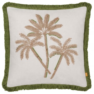 furn. Palm bestickter Kissenbezug