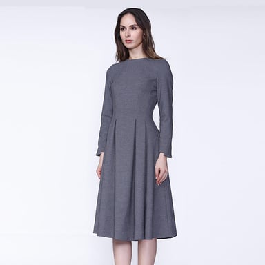Retro-Fit-and-Flare-Kleid