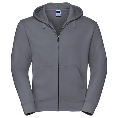 Russell - "Authentic" Hoodie mit durchgehendem Reißverschluss für Herren (Grau)