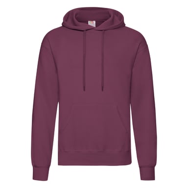 Fruit Of The Loom Herren Sweatshirt mit Kapuze / Hoodie (Burgund)